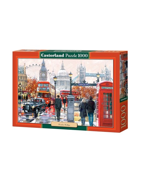Puzzle 1000 el. LONDON COLLAGE Malarstwo Castorland