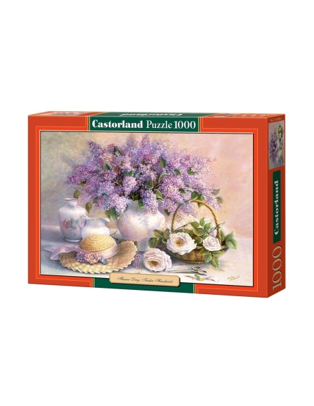 Puzzle 1000 el. Kwiaty i kapelusz Martwa Natura Castorland