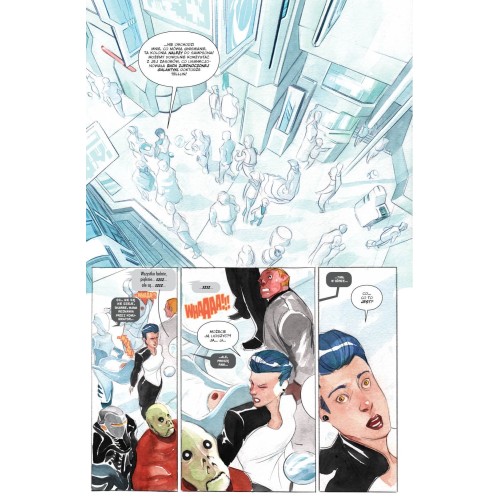 Descender T.1 Blaszane Gwiazdy Komiksy fantasy Mucha Comics