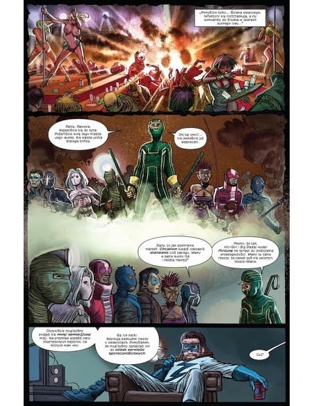 Kick-Ass - 3 Komiksy fantasy Mucha Comics