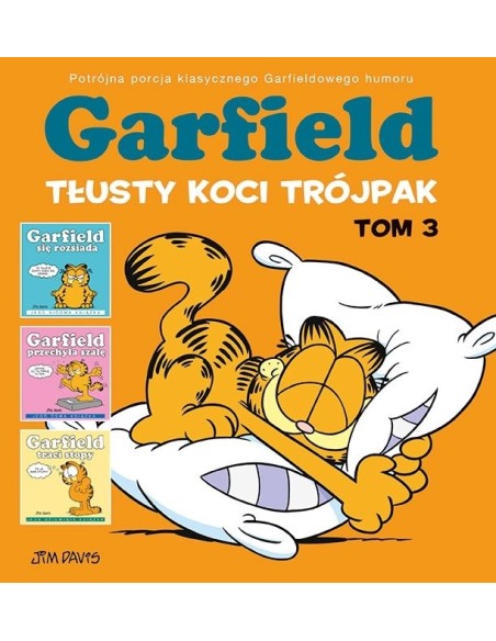 Garfield. Tłusty koci trójpak. Tom 3 Komiksy pełne humoru Egmont
