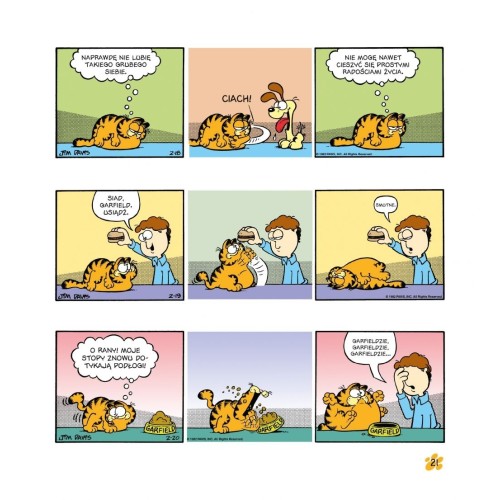 Garfield. Tłusty koci trójpak. Tom 3 Komiksy pełne humoru Egmont