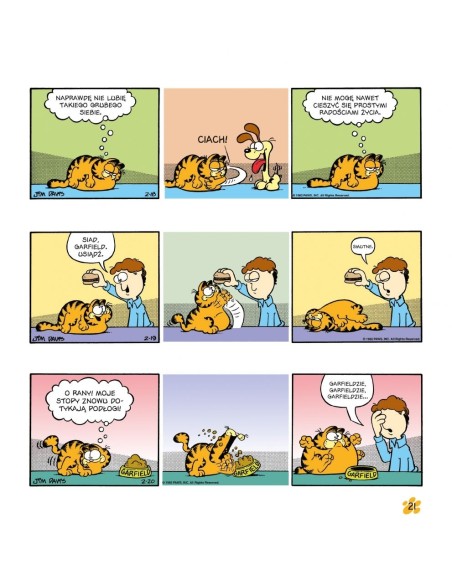 Garfield. Tłusty koci trójpak. Tom 3 Komiksy pełne humoru Egmont