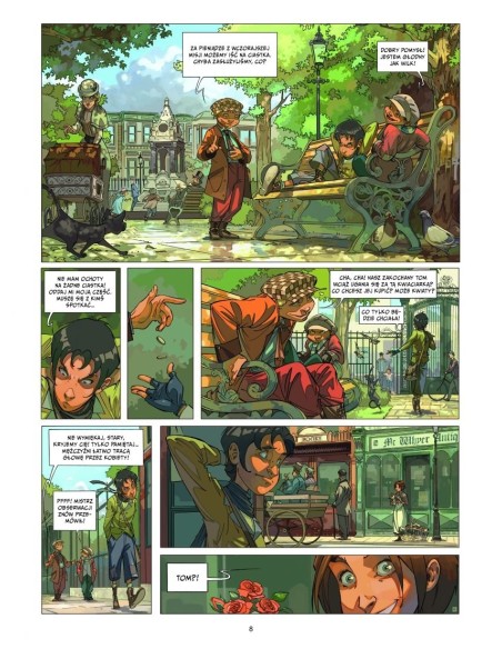 Czwórka z Baker Street - 1 - Tajemnicze porwanie Komiksy kryminalne Egmont