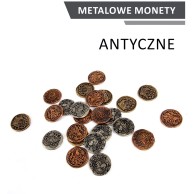Metalowe Monety - Antyczne (zestaw 24 monet) Monety Rebel