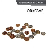 Metalowe Monety - Orkowe (zestaw 24 monet) Monety Rebel