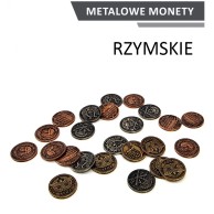 Metalowe Monety - Rzymskie (zestaw 24 monet) Monety Rebel
