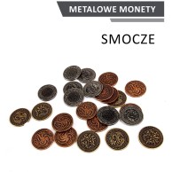 Metalowe Monety - Smocze (zestaw 24 monet) Monety Rebel