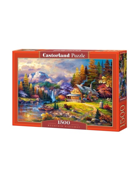 Puzzle 1500 el. Schronisko górskie Malarstwo Castorland