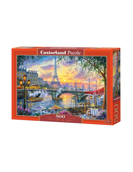 Puzzle 500 el. Tea Time in Paris Malarstwo Castorland Puzzle 500 el. Tea Time in Paris Malarstwo Castorland