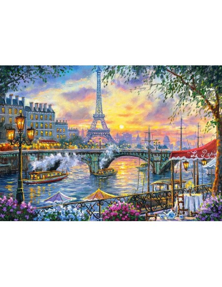 Puzzle 500 el. Tea Time in Paris Malarstwo Castorland Puzzle 500 el. Tea Time in Paris Malarstwo Castorland