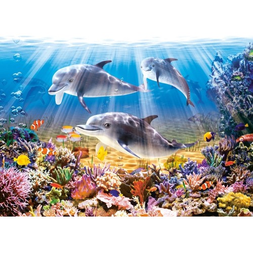 Puzzle 500 el. Delfiny Inspiracje Castorland