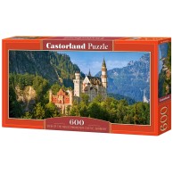 Puzzle 600 el. Zamek Neuschwanstein - Niemcy Pejzaże Castorland