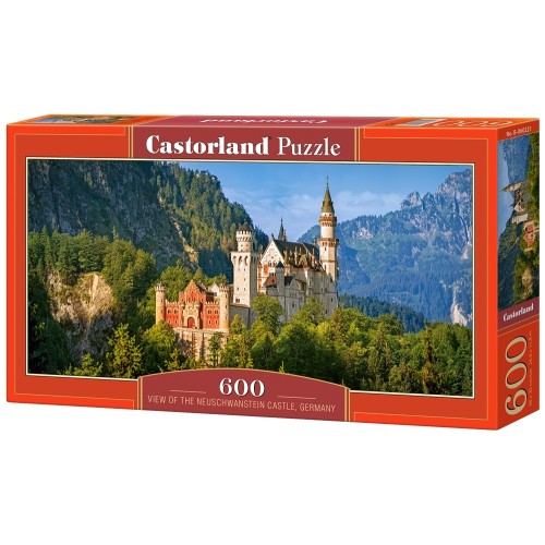 Puzzle 600 el. Zamek Neuschwanstein - Niemcy Pejzaże Castorland