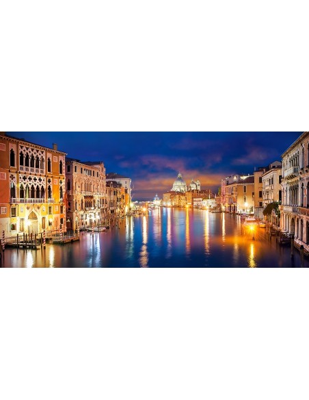 Puzzle 600 el. Canal Grande nocą - Wenecja Pejzaże Castorland