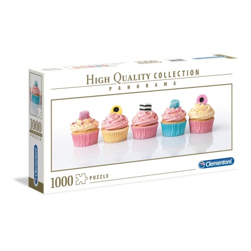 Puzzle 1000 el. Licorice Cupcakes - Panorama High Quality Collection Panorama Clementoni