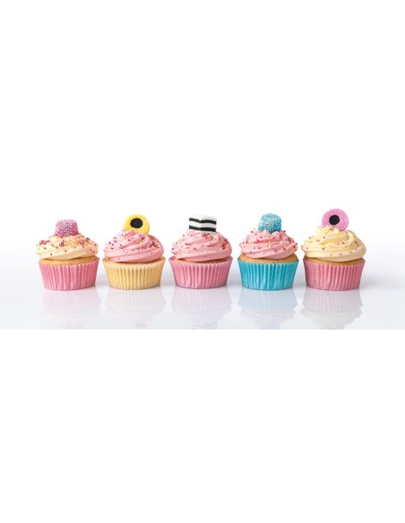 Puzzle 1000 el. Licorice Cupcakes - Panorama High Quality Collection Panorama Clementoni