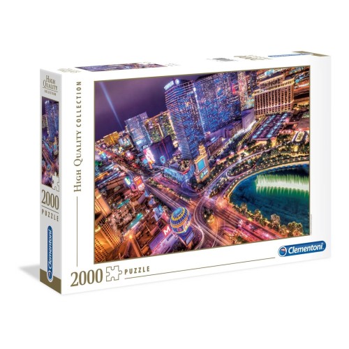 Puzzle 2000 el. Las Vegas - High Quality Collection High Quality Collection Clementoni