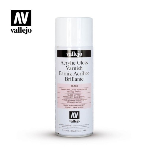Primer 400 ml Gloss Varnish VALL-28530 Spraye Vallejo Vallejo