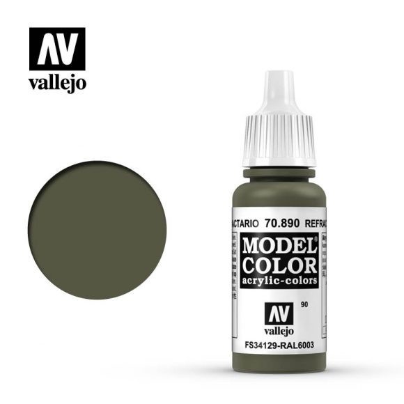 Farba Vallejo Model Color 090 - 890-17 ml. Refractive Green