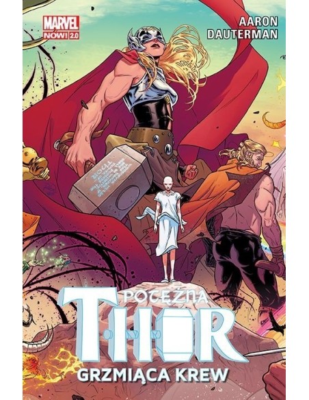 Potężna Thor - 1 - Grzmiąca krew Komiksy z uniwersum Marvela Egmont