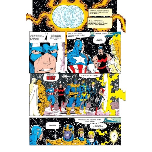 Wojna nieskończoności Komiksy z uniwersum Marvela Egmont