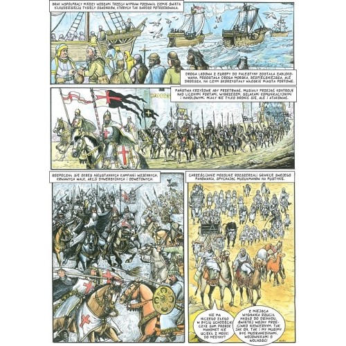 Saladyn i Ryszard Lwie Serce Komiksy historyczne Kameleon