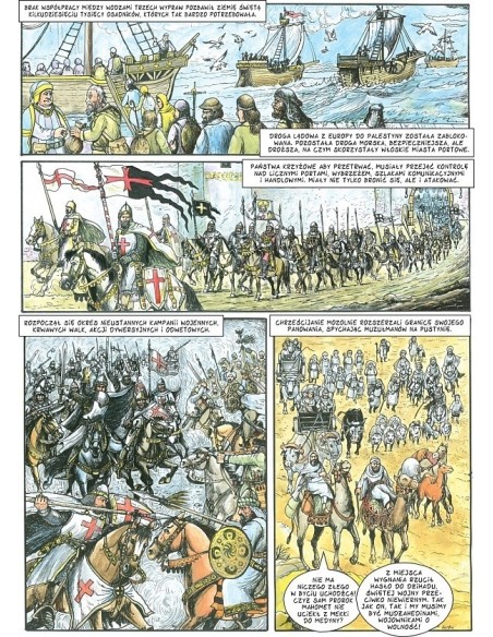 Saladyn i Ryszard Lwie Serce Komiksy historyczne Kameleon
