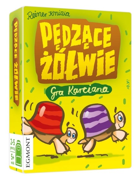 Pędzące żółwie - gra karciana Dla dzieci Egmont