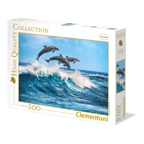 Puzzle 500 el. Delfiny - High Quality Collection High Quality Collection Clementoni
