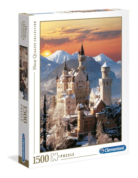Puzzle 1500 el. Neuschwanstein - High Quality Collection High Quality Collection Clementoni Puzzle 1500 el. Neuschwanstein - High Quality Collection High Quality Collection Clementoni