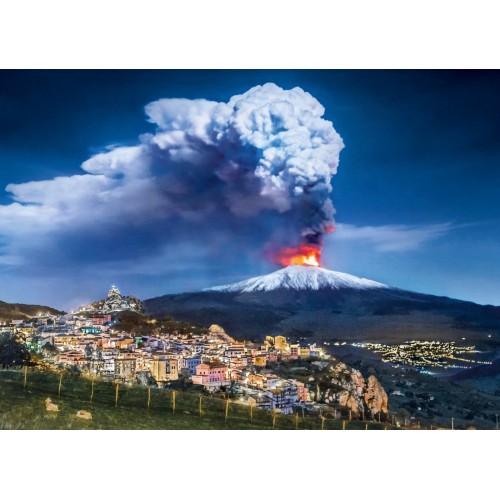 Puzzle 1000 el. Etna - High Quality Collection High Quality Collection Clementoni