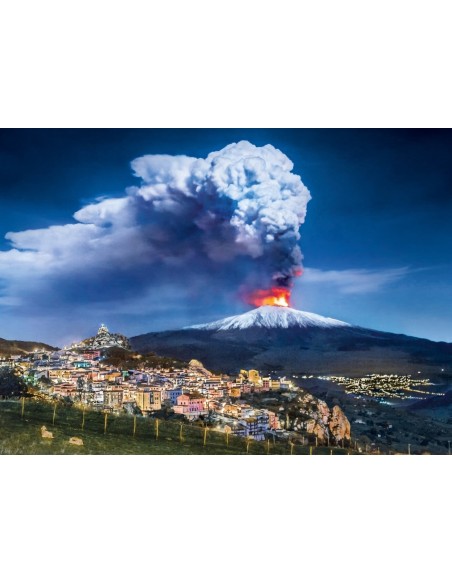 Puzzle 1000 el. Etna - High Quality Collection High Quality Collection Clementoni