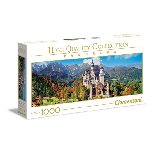 Puzzle 1000 el. Neuschwanstein - Panorama High Quality Collection Panorama Clementoni