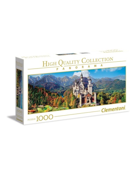 Puzzle 1000 el. Neuschwanstein - Panorama High Quality Collection Panorama Clementoni