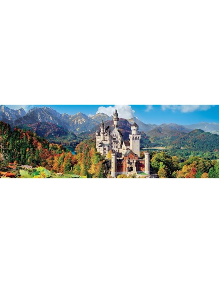Puzzle 1000 el. Neuschwanstein - Panorama High Quality Collection Panorama Clementoni