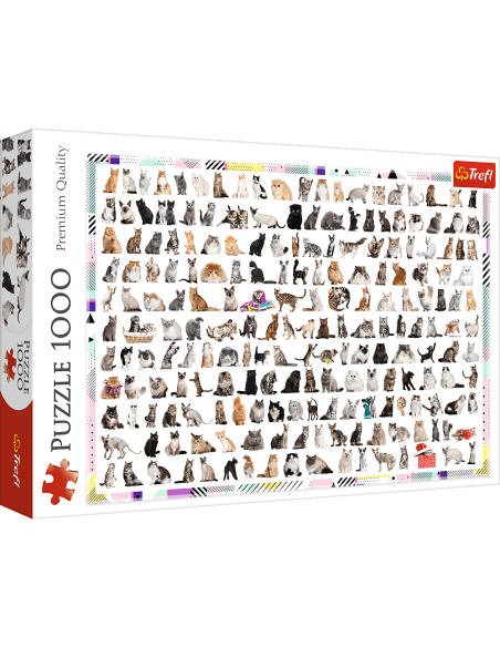 Puzzle 1000 el. 208 kotów Trefl Trefl