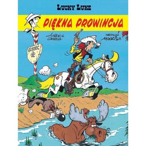 Lucky Luke Piękna prowincja Tom 71 Komiksy pełne humoru Egmont