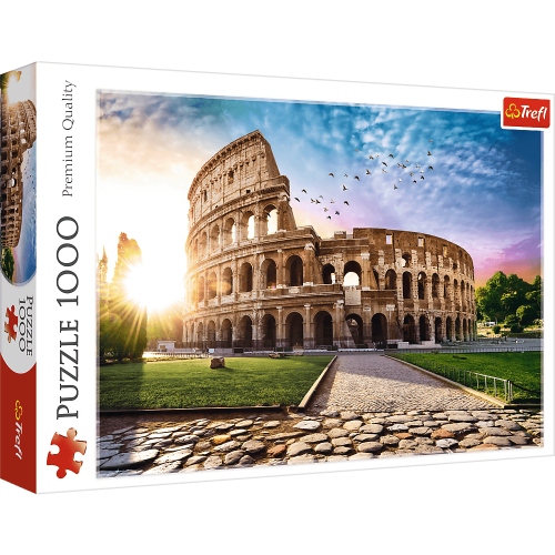 Puzzle 1000 el. Koloseum w promieniach słońca Pejzaże Trefl