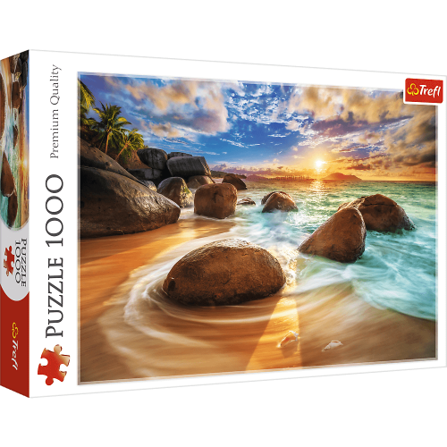 Puzzle 1000 el. Plaża Samudra, Indie Pejzaże Trefl