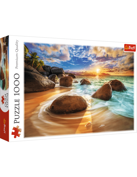 Puzzle 1000 el. Plaża Samudra, Indie Pejzaże Trefl