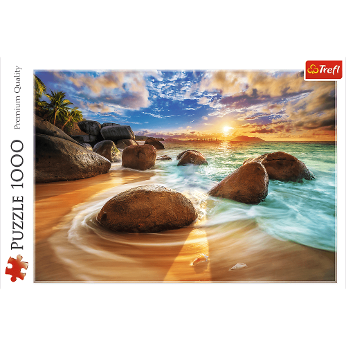 Puzzle 1000 el. Plaża Samudra, Indie Pejzaże Trefl
