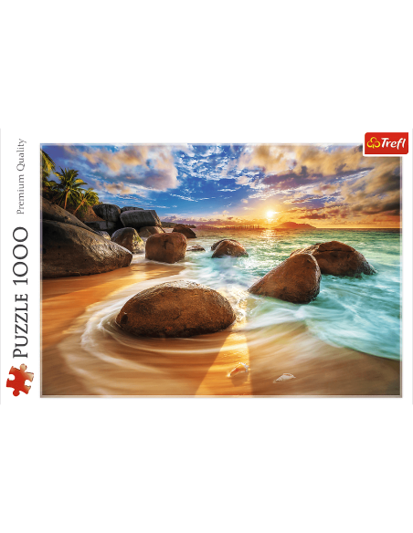 Puzzle 1000 el. Plaża Samudra, Indie Pejzaże Trefl