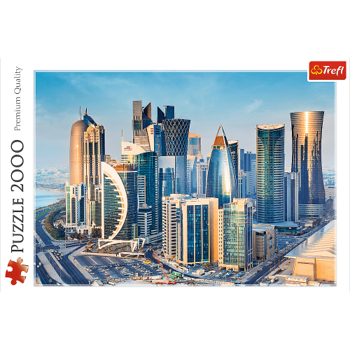 Puzzle 2000 el. Doha, Katar Pejzaże Trefl