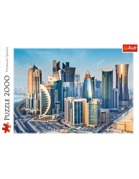 Puzzle 2000 el. Doha, Katar Pejzaże Trefl