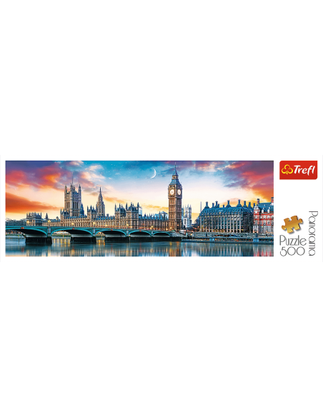 Puzzle 500 el. Big Ben i Pałac Westminsterski, Londyn Pejzaże Trefl