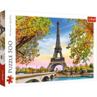 Puzzle 500 el. Romantyczny Paryż Pejzaże Trefl