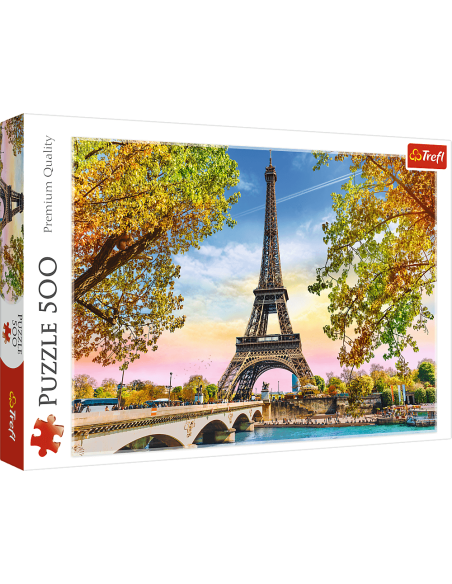 Puzzle 500 el. Romantyczny Paryż Pejzaże Trefl