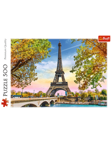 Puzzle 500 el. Romantyczny Paryż Pejzaże Trefl