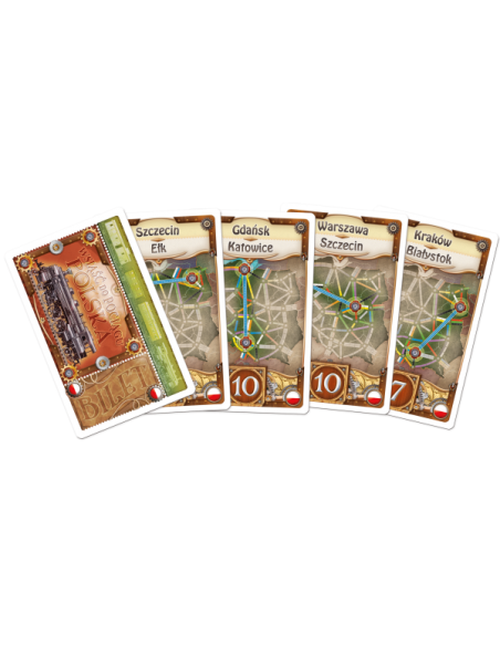 Wsiąść do Pociągu: Polska Dodatki do Gier Planszowych Rebel